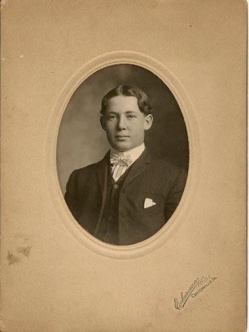 Unknown man, taken at Eckerman Studio in Centerville, IA.  CA 1890's? (Submitted by Mary Martin)